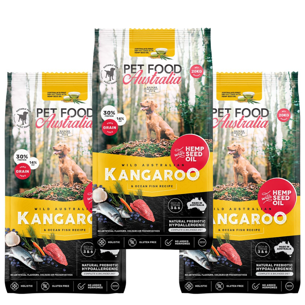 Kangaroo & Ocean Fish Dry Food (Bundle)