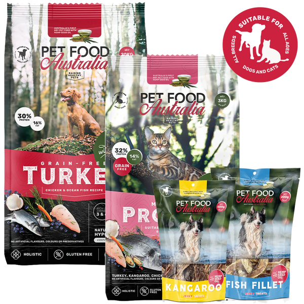Kangaroo and ocean fish grain free dry dog food